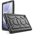 Poetic Turtleskin Heavy Duty Case Designed for Galaxy Tab A7 Lite 8.7 Inch (SM-T220/T225/T227), Rugged Shockproof Drop Protection Kids Friendly Protective Silicone Cover Case, Black