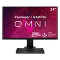 ViewSonic OMNI XG2431 24 Inch 1080p 1ms 240Hz Gaming Monitor with AMD FreeSync Premium, Advanced Ergonomics, Eye Care, HDMI and DisplayPort for Esports - Local Unit,Black