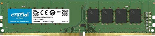 Crucial CT8G4DFS8266 DDR4 2666 MT/s (PC4-21300) SR x8 DIMM 288-Pin Memory, 8GB Single