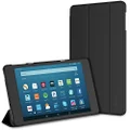 JETech Case for All-New Amazon Fire HD 8 Tablet (8th / 7th / 6th Generation - 2018, 2017 and 2016 Release) Smart Cover with Auto Sleep/Wake, Black