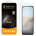 Supershieldz (3 Pack) Designed for Google Pixel 5a 5G Tempered Glass Screen Protector, Anti Scratch, Bubble Free