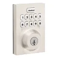 Kwikset Home Connect 620 Keypad Connected Smart Lock with Z-Wave Technology Featuring SmartKey Security in Satin Nickel
