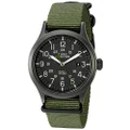 Timex Men's TW4B047009J Expedition Scout Green Nylon Slip-Thru Strap Watch