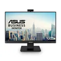 ASUS BE24EQK 23.8? Business Monitor with Webcam, 1080P Full HD IPS, Eye Care, DisplayPort HDMI, Frameless, Built-in Adjustable 2MP Webcam, Mic Array, Stereo Speaker, Video Conference