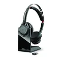 plantronics Poly B825-M Voyager Focus UC Wireless Headset,Black,One Size
