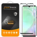 Supershieldz Designed for Huawei (P30 Pro) Tempered Glass Screen Protector, (Full Cover) (3D Curved Glass) Anti Scratch, Bubble Free (Black)