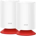 TP-Link Deco Voice X20 AX1800 Mesh Wi-Fi 6 System with Smart Speaker. 2-Pack