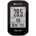 Bryton Unisex Bryton Rider 420e GPS Cycle Cycling Computer, Black, 83.9x49.9x16.9 UK