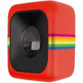 Polaroid Cube Act II HD 1080P Mountable Weather-Resistant Lifestyle Action Video Camera (Red) 6MP Still Camera w/Image Stabilization, Sound Recording, Low Light Capability & Other Updated Feature