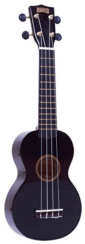 Mahalo Ukuleles MR1BK Rainbow Series Soprano Ukulele