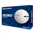 Taylor Made Distance+ Golf Balls 2021, White