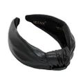YETASI Leather Headbands for Women Goes with Everything , This Well Made Black Headband is Super Cute , Top Knot Headband for Women is Comfy and Trendy , You will Win Many Compliments with Christmas