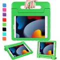 AVAWO iPad 10.2 8th & 7th Generation Case, iPad 10.2 2020 Kids Case, Light Weight Shock Proof Convertible Handle Stand Kids Friendly Case for iPad 10.2 inch 2019 / 2020 Release and Air 3 - Green