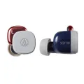 Audio Technica ATH-SQ1TW NRD Wireless In-Ear Headphones, Navy Red