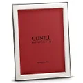 CUNILL Sterling Silver Picture Frame, Oxford 5x7 Picture Frame, Tarnish Resistant, Mahogany Wood Back, Fits 5" x 7" Photo