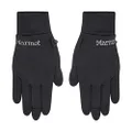 MARMOT Men's Power Stretch Connect Touchscreen Gloves, Black, X-Large