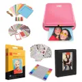 Kodak Step Instant Color Photo Printer with Bluetooth/NFC, ZINK Technology & Kodak App for iOS & Android (Pink) Starter Bundle, 2x3