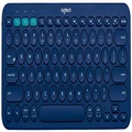Logitech K380 Multi-Device Bluetooth Keyboard – Windows, Mac, Chrome OS, Android, iPad, iPhone, Apple TV Compatible – with FLOW Cross-Computer Control & Easy-Switch up to 3 Devices – Blue