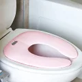 Folding Travel Potty Seat for Girls, Fits Round & Oval Toilets, Non-Slip Suction Cups, Includes Free Travel Bag - Jool Baby