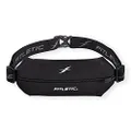Fitletic - Mini Sport Belt Runners Pouch, Running Waist Belt for Phone, IDs, and Credit Cards. Phone Holder for iPhone 13 Pro, S22+. Expandable Lycra Running Pouch with Adjustable Band.
