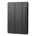 TORRO Smart Folio Compatible with iPad Mini 6 - Leather iPad Mini 6th Generation 2021 Smart Case Magnetic Cover with Auto Wake/Sleep and Stand Function (Black)
