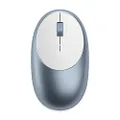 Satechi Mouse for Macbook Pro - M1 Wireless Bluetooth Mouse with Rechargeable Type-C Port - Bluetooth Mouse For Mac, Mac Mini, iMac Pro/iMac, iPad Pro M2, iPad Pro/Air M1 M2 & More (Blue)