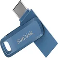 SanDisk SDDDC3-064G-G46NB Ultra Dual Drive Go USB 3.1 Type-C Flash Drive, 64GB, Navy Blue