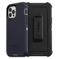 OtterBox 77-65902 Defender Series SCREENLESS Edition Case for iPhone 12 & iPhone 12 Pro - Varsity Blues (Desert SAGE/Dress Blues)