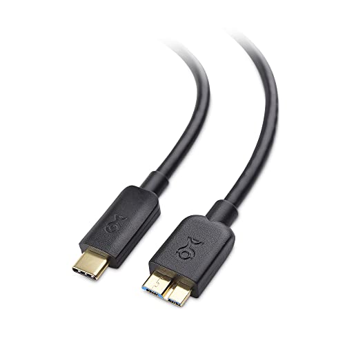 Cable Matters USB 3.1 Type C (USB-C) to Micro B (Micro USB) Cable in Black 3.3 Feet