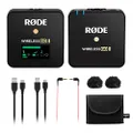 Rode Wireless GO II Single Channel Wireless Microphone System,Black