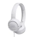 JBL TUNE 500 On Ear Headphones White