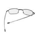 Photochromic Progressive Multifocus Reading Glasses Blue Light Blocking Eyewear, Black, 3 Piece Set
