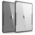 TineeOwl iPad 8/7 (10.2-Inch, 2020/2019 Model, 8th / 7th Generation) Ultra Slim Clear Case, Flexible TPU, Absorbs Shock, Lightweight, Thin (Black)