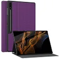 Soke Galaxy Tab S8 Ultra Case 2022 with S Pen Holder, Premium Shock Proof Stand Case, Auto Sleep/Wake, Hard PC Back Cover for Samsung Galaxy Tab S8 Ultra 14.6 inch Tablet [-X900/X906],Purple