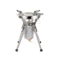 Snow Peak GigaPower LI Stove - Lightweight, Stainless Steel Stove for Outdoor Cooking - Portable Stove Essential for Camping