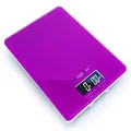 Weighmax GM25 Tempered Glass Digital Mailing and Food Kitchen Scale, 25lbs/11kg, Magenta