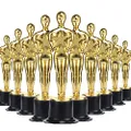 36 Pack Gold Award Trophies Party Favors,Gold Oscar Trophy for Award Ceremony,Theme Party,Birthday Party,Movie Night,Classroom Prize,Classroom Prize,Office Competition,for Boys Girls Teens and Adults