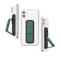 CLCKR Cell Phone Grip and Expanding Stand, Universal Phone Grip Holder with Multiple Viewing Angles for iPhone 14/13/12, Samsung Galaxy S22 and More, Phones, Tablets and Many More, Reflective Green