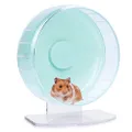 Niteangel Super Silent Hamster Exercise Wheels - Quiet Spinner Hamster Running Wheels with Adjustable Stand for Hedgehog Gerbils Mice Or Other Small Animals (Medium, Mint Green)