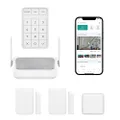 Wyze Home Security Core Kit: Hub, Keypad, Motion Sensor, Entry Sensors (x2); Compatible w/Wyze Cam, Leak & Climate Sensors; 3 Mo. of 24/7 Professional Monitoring Service Incl., Subscription Required