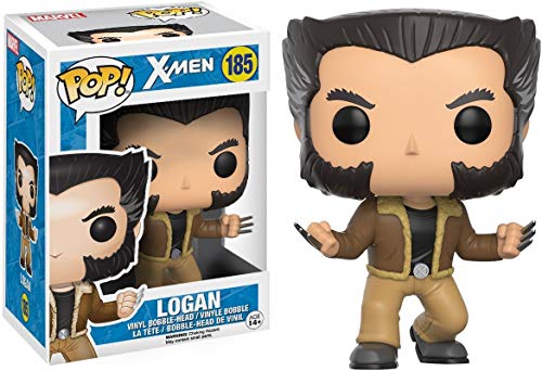 Funko 12458 POP Marvel: X-Men-Logan Action Figure Black,tan