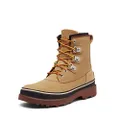 Sorel Men's Caribou Street Boot — Waterproof Leather Rain Boot, Buff, 13