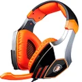 SADES A60 Ele Gaming Headsets with Microphone, Orange
