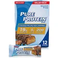 Pure Protein Bars, High Protein, Nutritious Snacks to Support Energy, Low Sugar, Gluten Free, Chocolate Salted Caramel, 1.76oz, 12 Pack