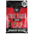 BSN TRUE-MASS Weight Gainer, Muscle Mass Gainer Protein Powder, Strawberry Milkshake, 10.25 Pound