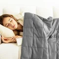 ((6.8kg 150cm x 200cm ), Cotton Inner Weighted Blanket - Light Grey) - Luna Weighted Blanket (6.8kg 150cm x 200cm ) Scientifically Engineered for Stress, Anxiety, ADHD, Autism, Deeper Sleep 100% Or...