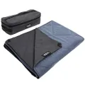 YETI Lowlands Blanket, Multi-Use Blanket with Travel Bag, Smoke Blue