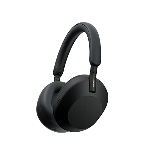 Sony WH-1000XM5 Noise Cancelling Wireless Over-Ear Headphones, Bluetooth, Clear Call Quality, Hi-Res, Up to 30hr Battery Life, Quick Charge, Alexa & Google Assistant, iOS & Android - Black