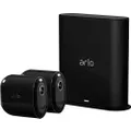 Arlo Pro 3 Spotlight Camera - 2 Camera Security System - Wireless, 2K Video & HDR, Color Night Vision, 2 Way Audio, 160° View, Wire-Free, Works with Alexa, Black - VMS4240B
