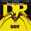 DR DROP-DOWN TUNING .011-.065 DDT7-11 Electric Strings, 7 Strings, Nickel Plated